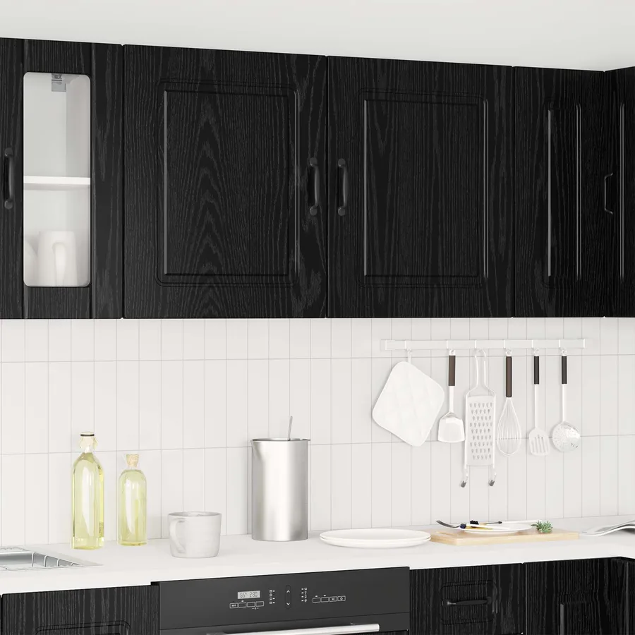 Panneau de lave-vaisselle Kalmar Chêne noir 50 x 31 x 60 cm - 4