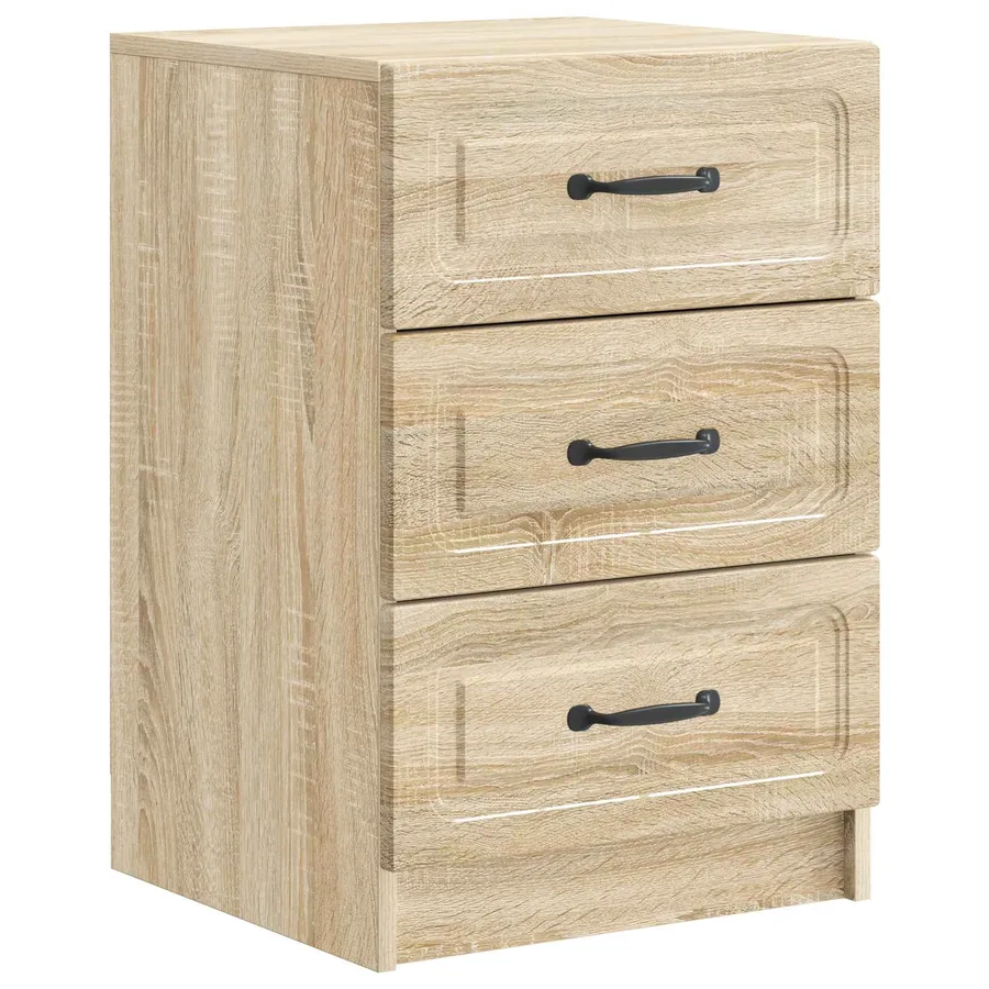 Cabinet de chevet avec tiroir Chêne Sonoma 43 x 41 x 63,5 cm - 2