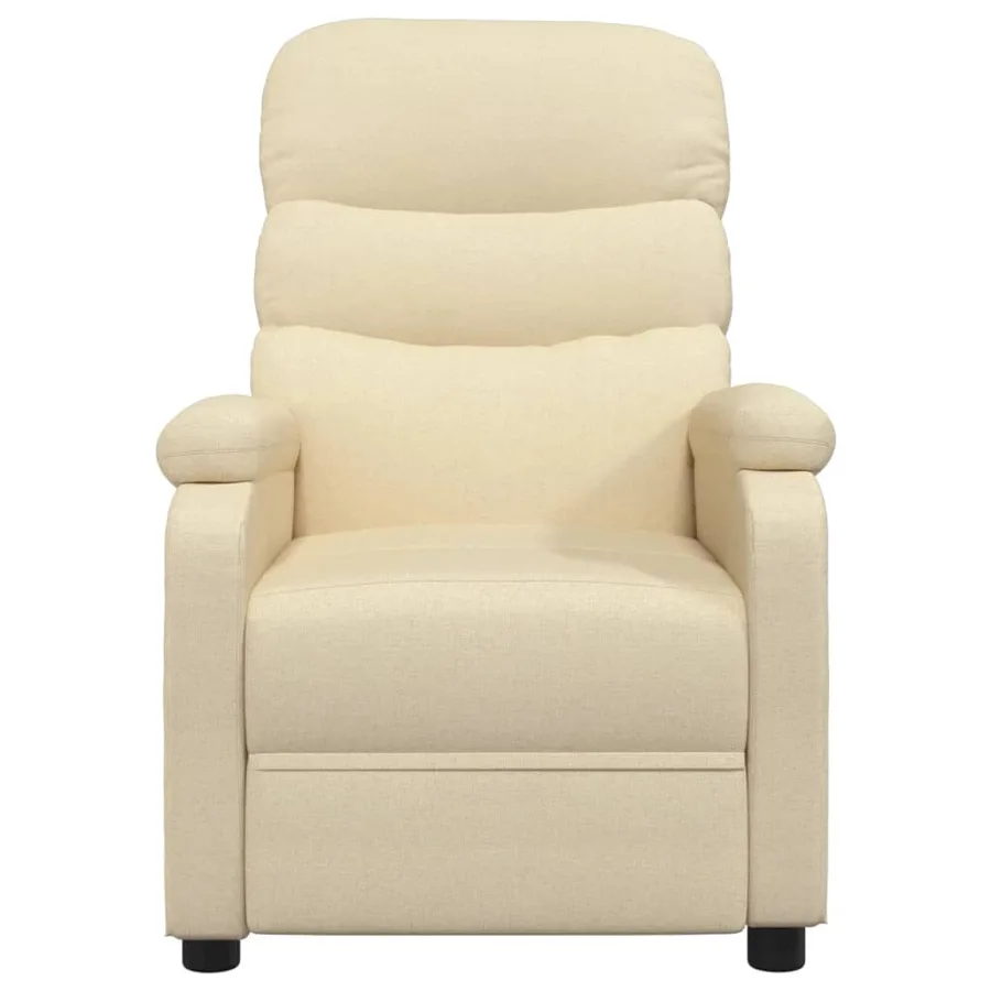 Fauteuil électrique de massage Crème Tissu - 4