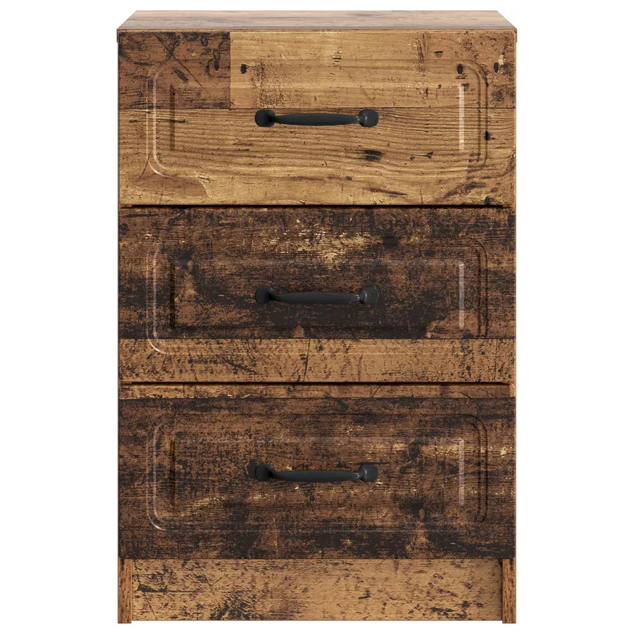 Cabinet de chevet avec tiroir Bois ancien 43 x 41 x 63,5 cm - 5