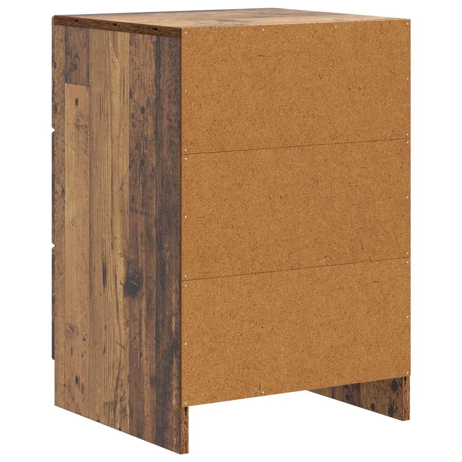 Cabinet de chevet avec tiroir Bois ancien 43 x 41 x 63,5 cm - 7