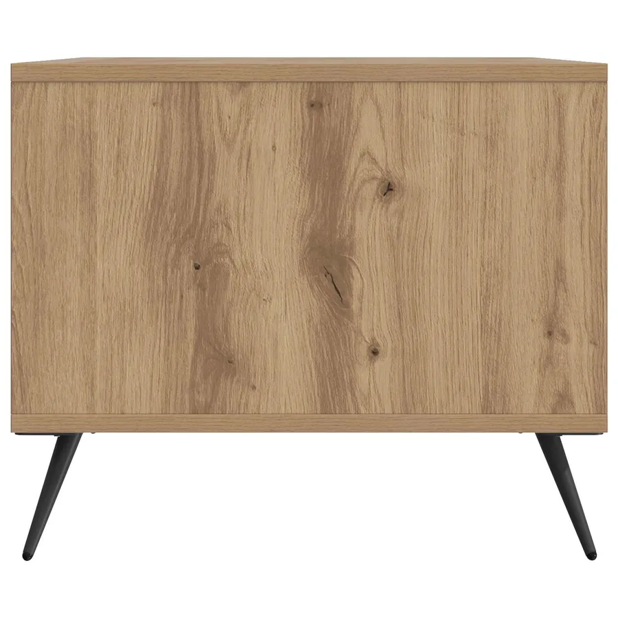Table basse Chêne artisanal 90 x 50 x 40 cm Bois d'ingénierie - 6