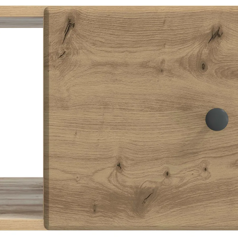 Table basse Chêne artisanal 90 x 50 x 40 cm Bois d'ingénierie - 9