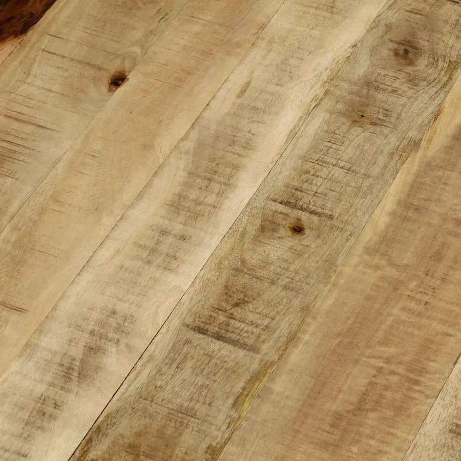 Table basse bois de manguier brut 60x40 cm - 11