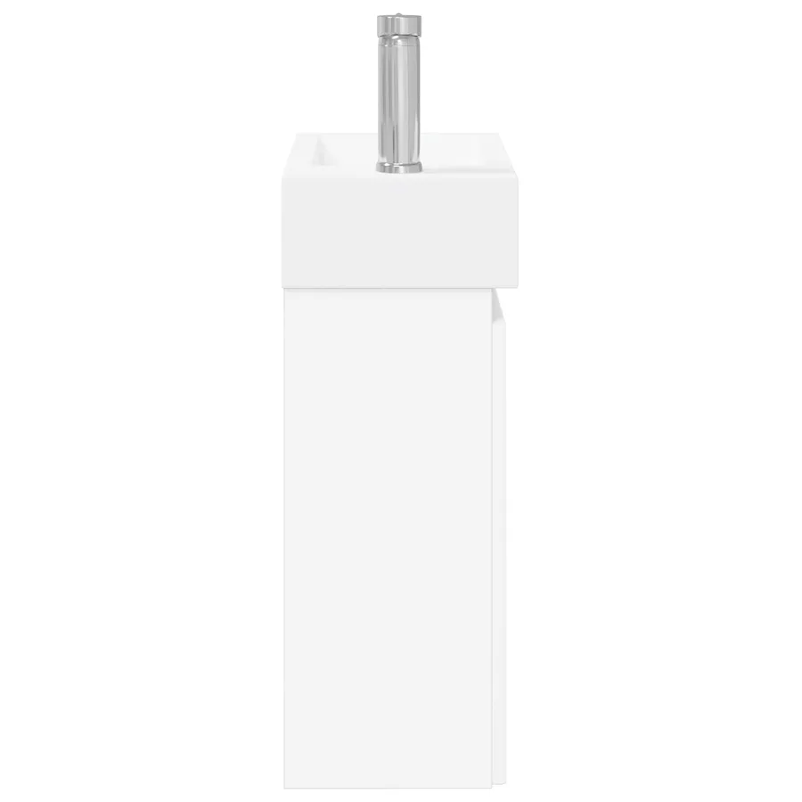 Meuble de salle de bain avec robinet Blanc 45,5 x 25,5 x 84 cm - 6