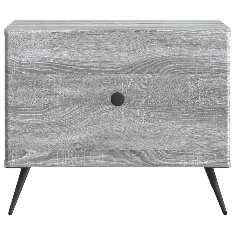 Table basse Sonoma gris 49 x 50 x 40 cm Bois d'ingénierie - 5