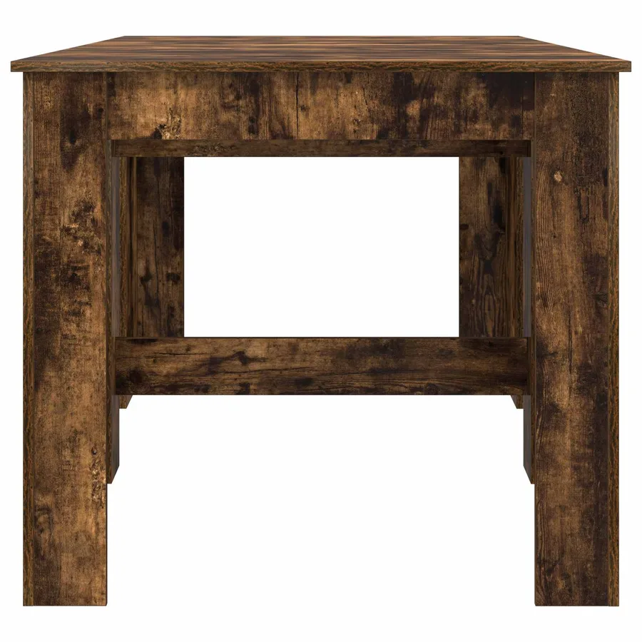 Table à dîner 180 x 85 x 75 cm Bois d'ingénierie Chêne fumé - 7