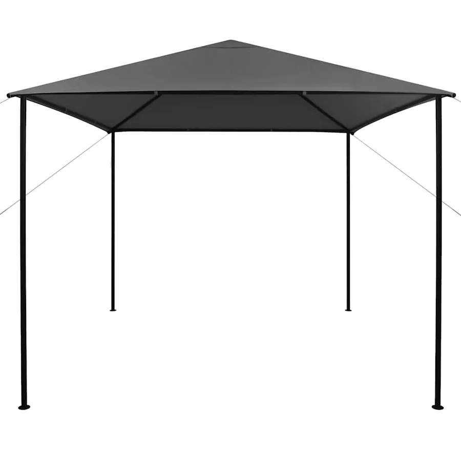 Tonnelle 3x3 m Anthracite Tissu et acier 180 g/m² - 2