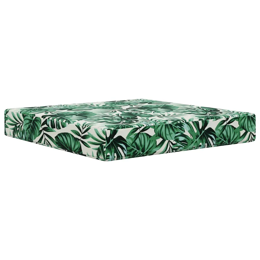 Coussin de canapé d'extérieur 3 pcs Motif feuille Polyester - 4