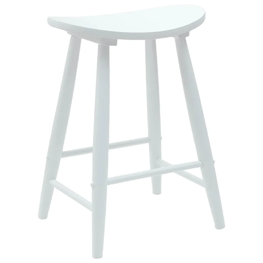 Chaises de salle à manger 2 pcs Blanc 46 x 37 x 63 cm - 4