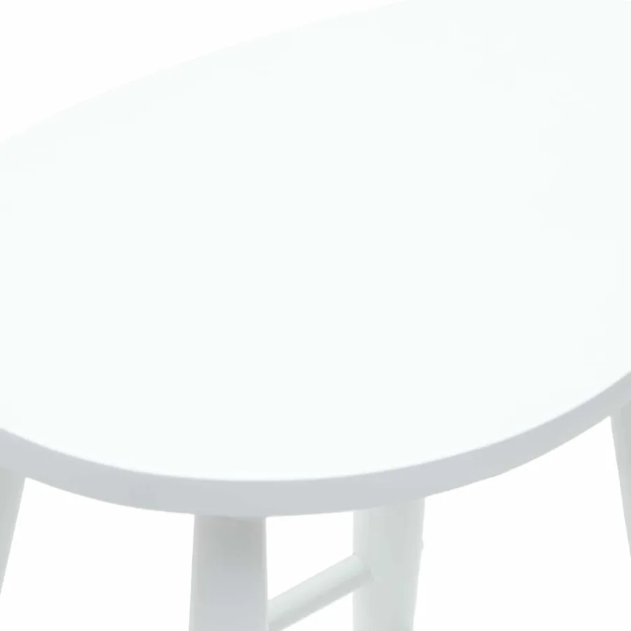 Chaises de salle à manger 2 pcs Blanc 46 x 37 x 63 cm - 8