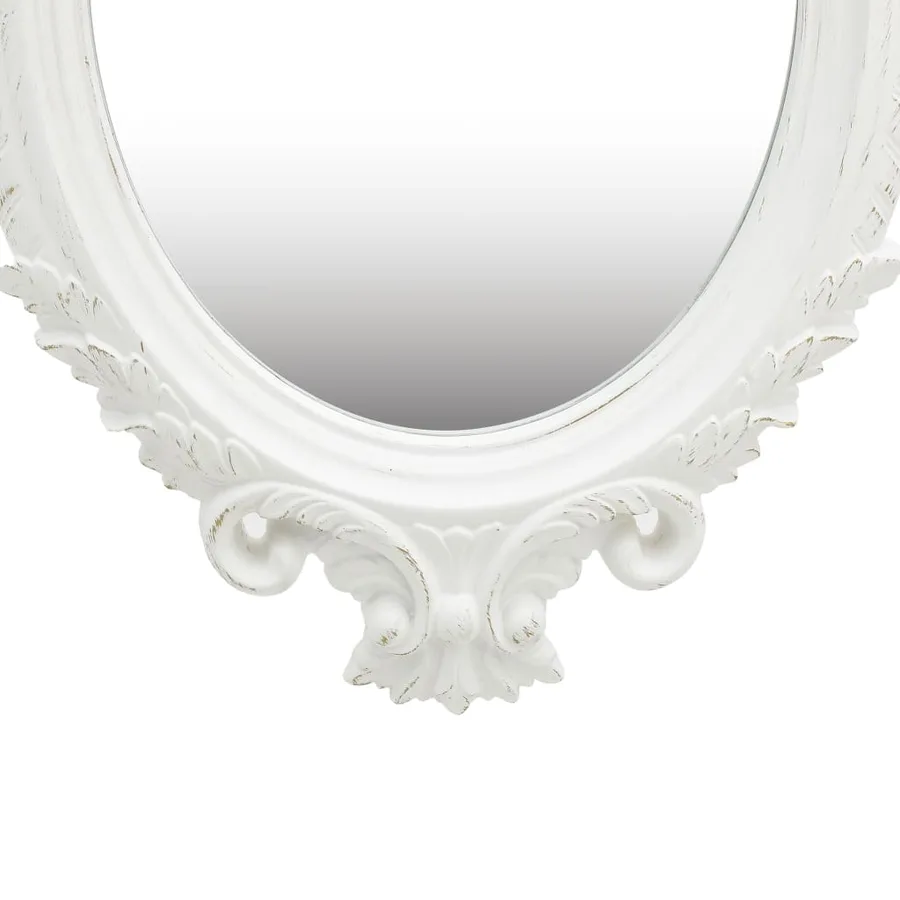 Miroir mural style château 56x76 cm Blanc - 3