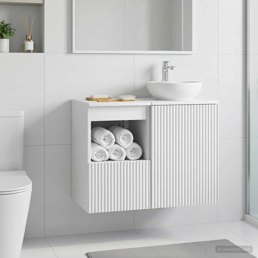 Armoire de salle de bain Blanc 30 x 35 x 50 cm