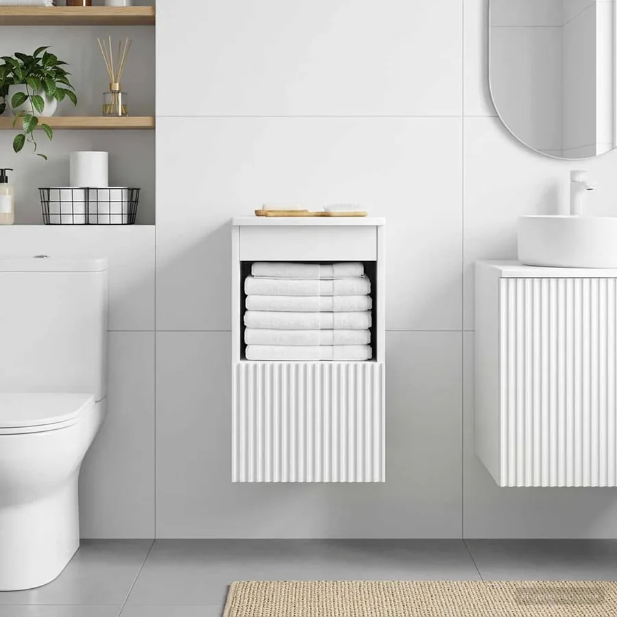Armoire de salle de bain Blanc 30 x 35 x 50 cm - 4