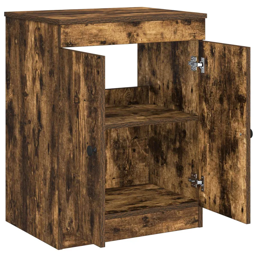 Armoire de salle de bain Chêne fumé 54 x 41 x 70 cm - 4