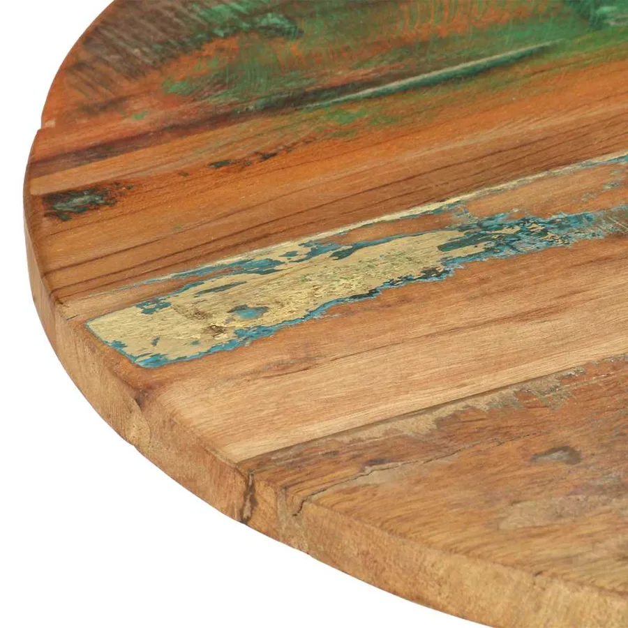 Table d'appoint 48x48x56 cm Bois de récupération massif - 4