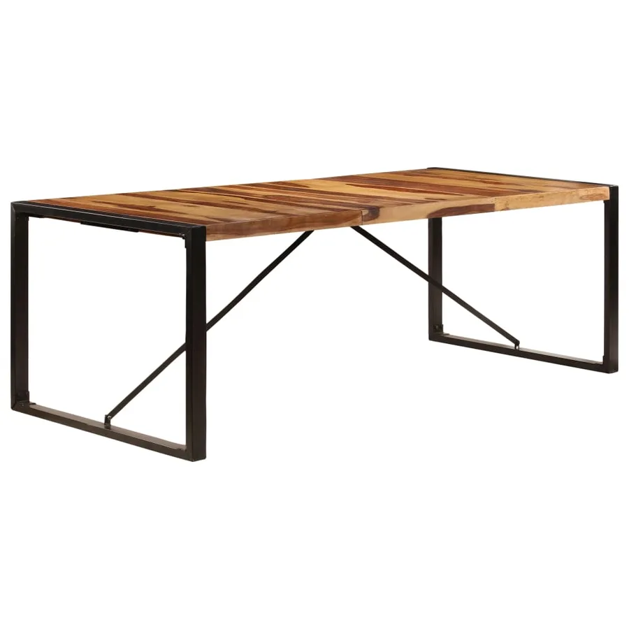 Table de salle à manger 220x100x75 cm Bois massif - 11