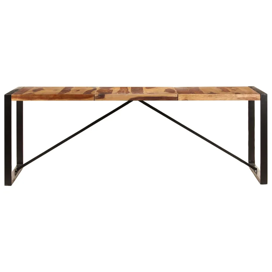 Table de salle à manger 220x100x75 cm Bois massif - 2