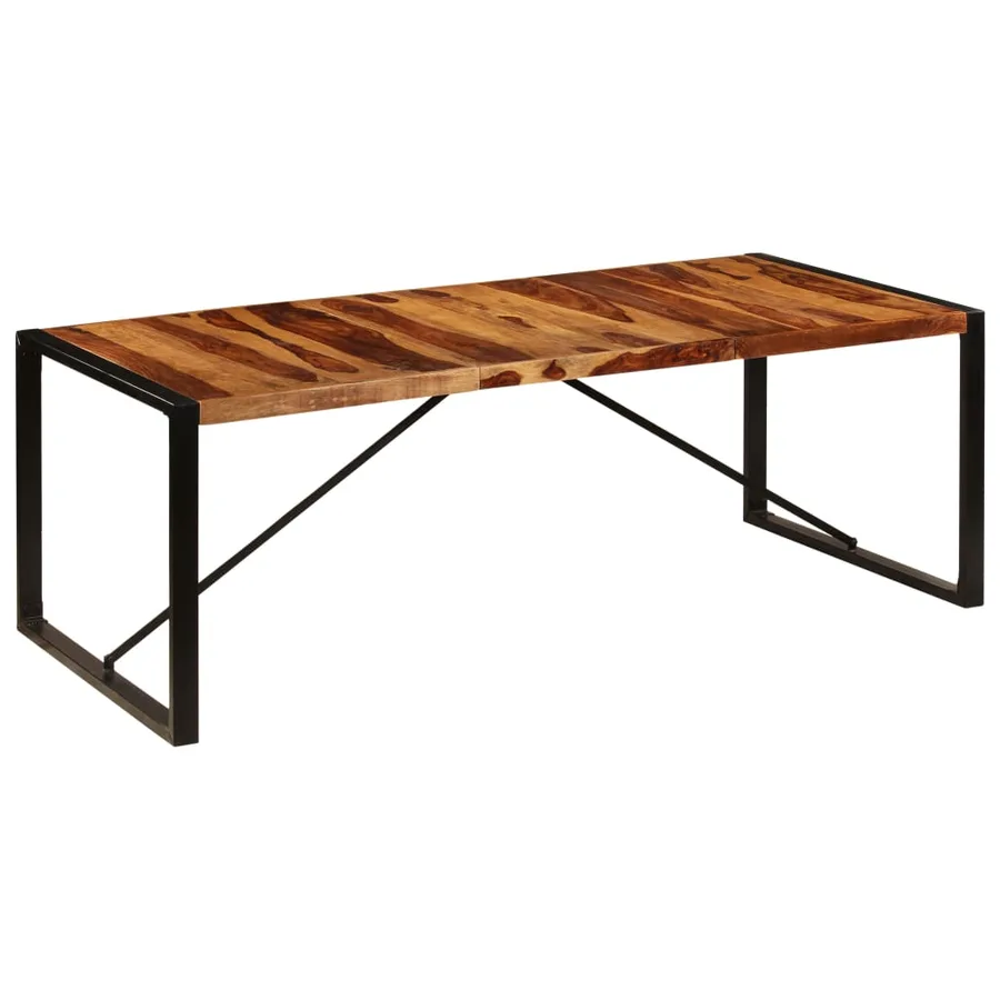 Table de salle à manger 220x100x75 cm Bois massif - 7