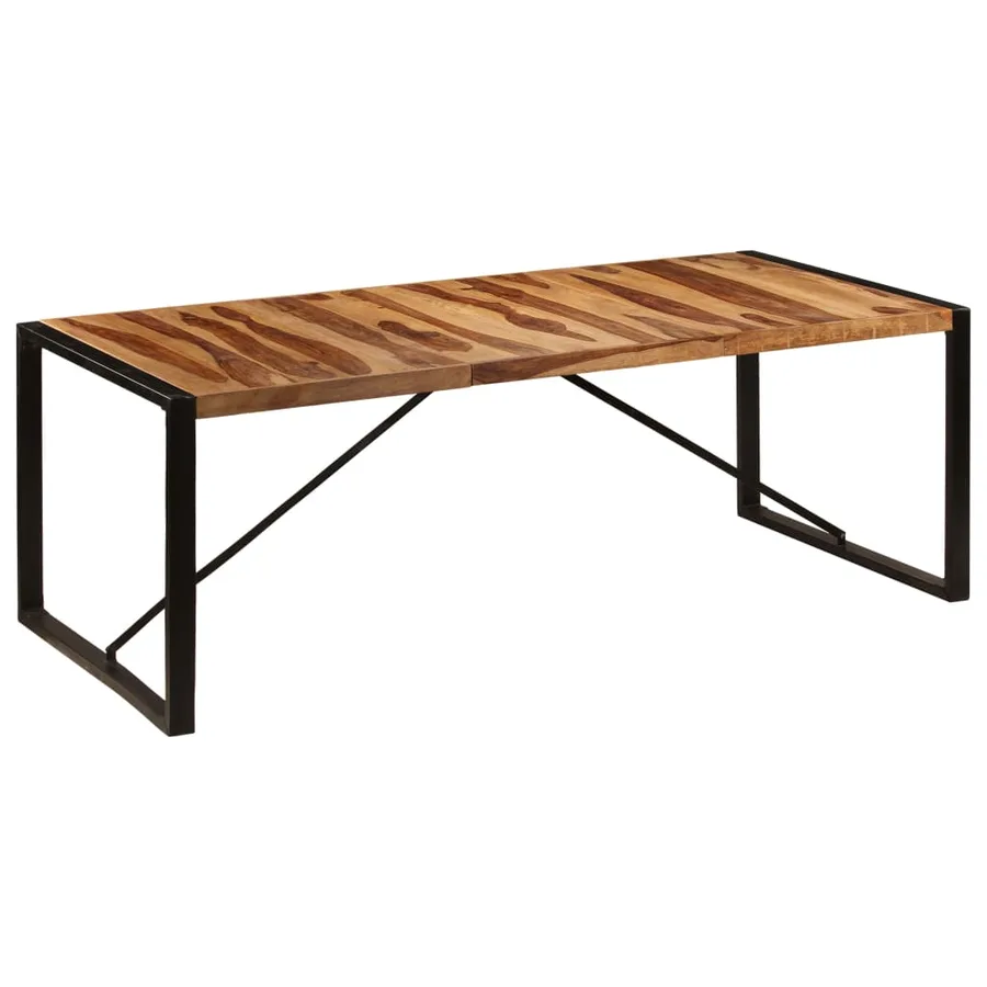 Table de salle à manger 220x100x75 cm Bois massif - 8