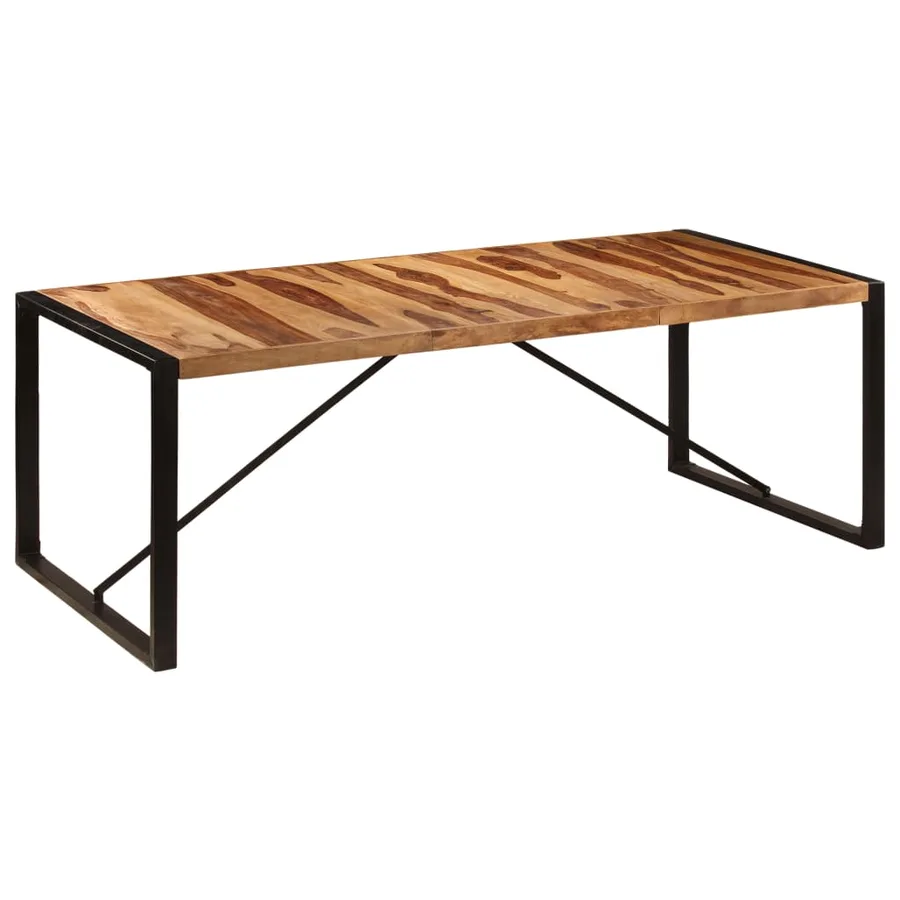 Table de salle à manger 220x100x75 cm Bois massif - 9