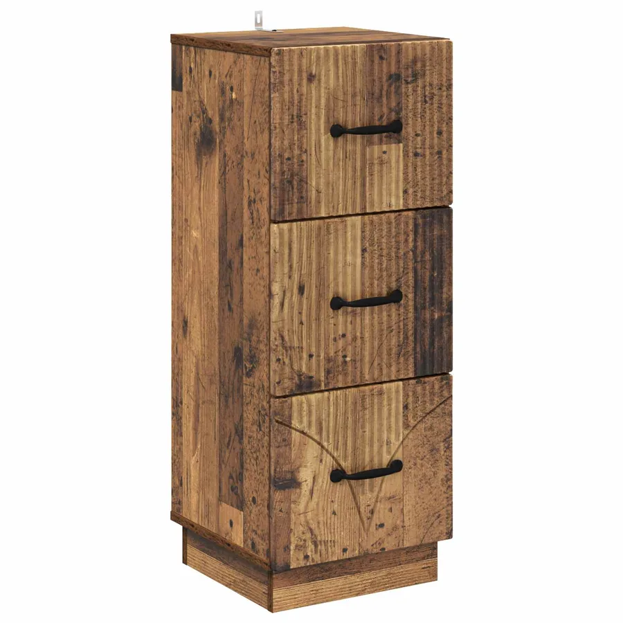 Armoire à tiroirs Bois ancien 33 x 34,5 x 87 cm - 2