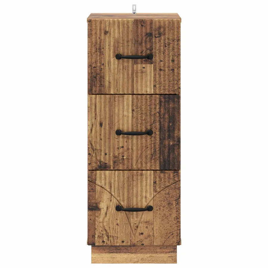 Armoire à tiroirs Bois ancien 33 x 34,5 x 87 cm - 6