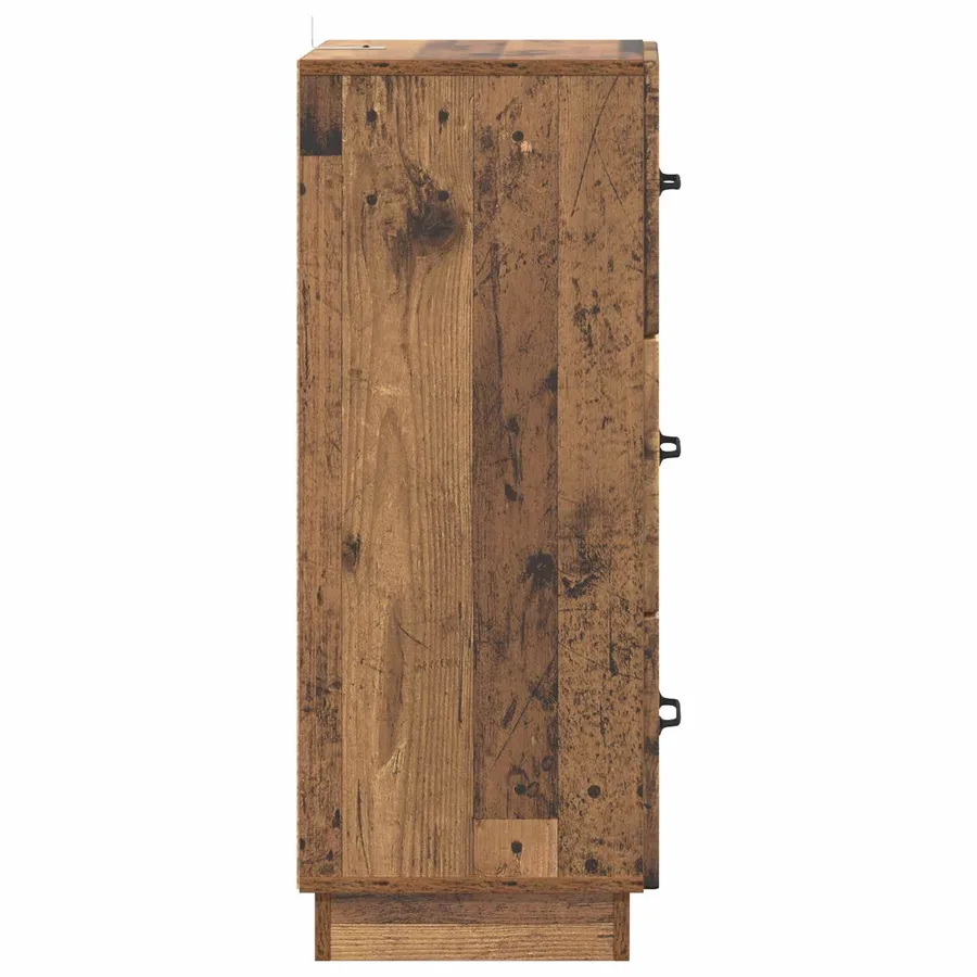 Armoire à tiroirs Bois ancien 33 x 34,5 x 87 cm - 7