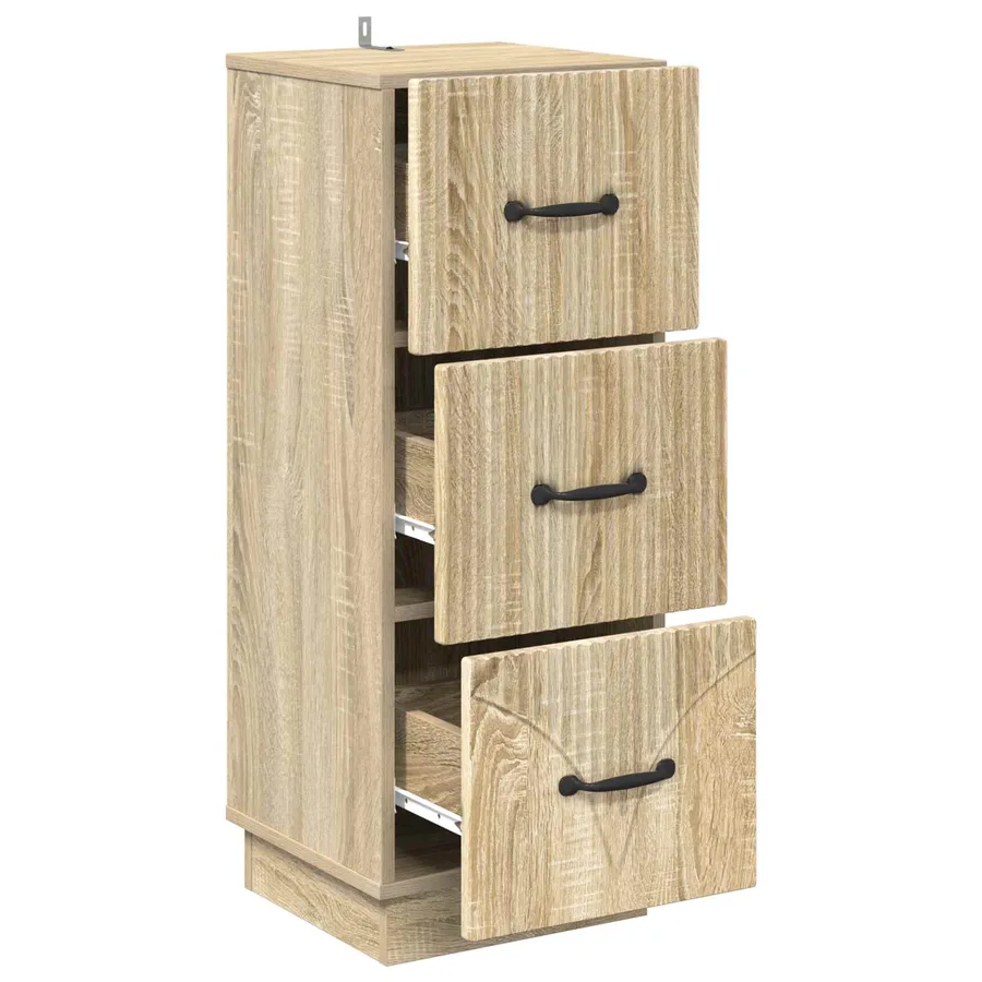 Armoire à tiroirs Chêne Sonoma 33 x 34,5 x 87 cm - 5