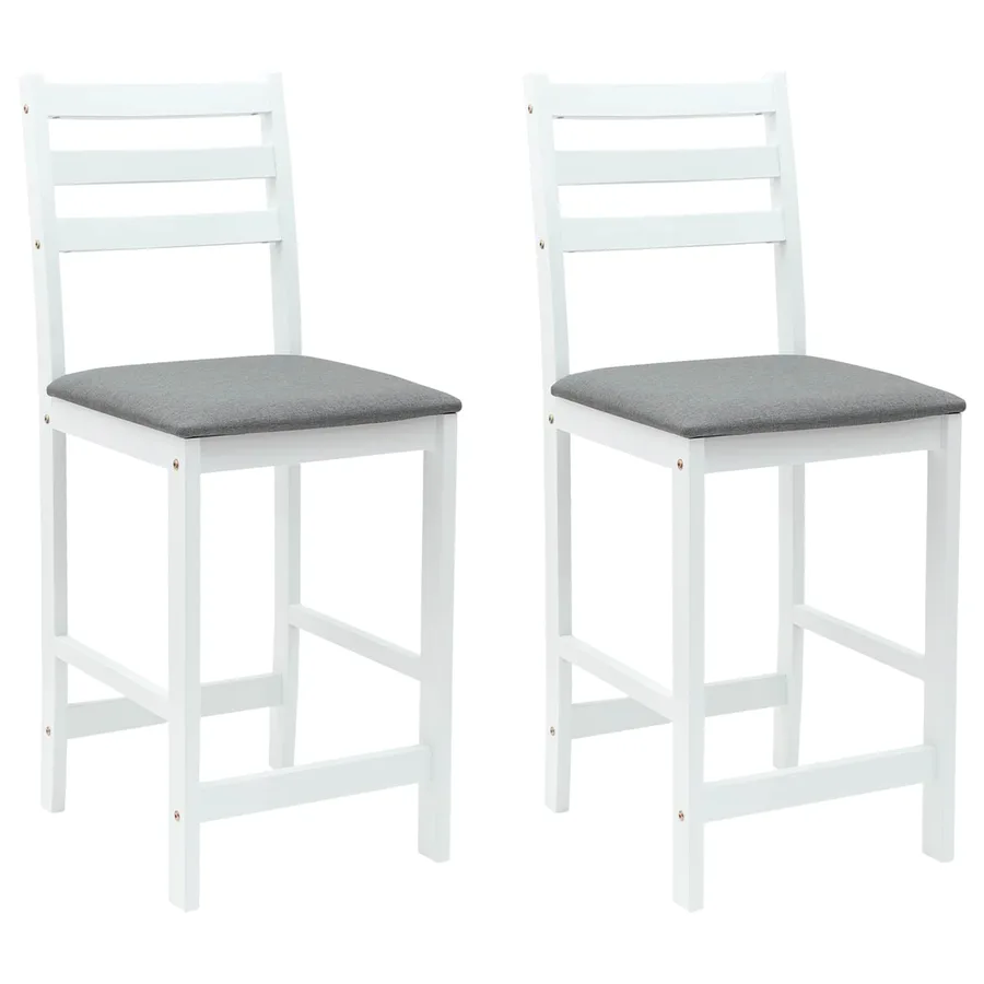Chaises de salle à manger 2 pcs Blanc 40 x 47,5 x 99,5 cm - 2