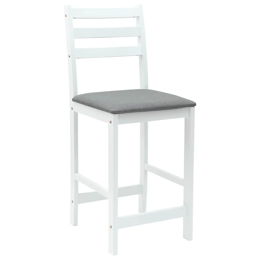 Chaises de salle à manger 2 pcs Blanc 40 x 47,5 x 99,5 cm - 4
