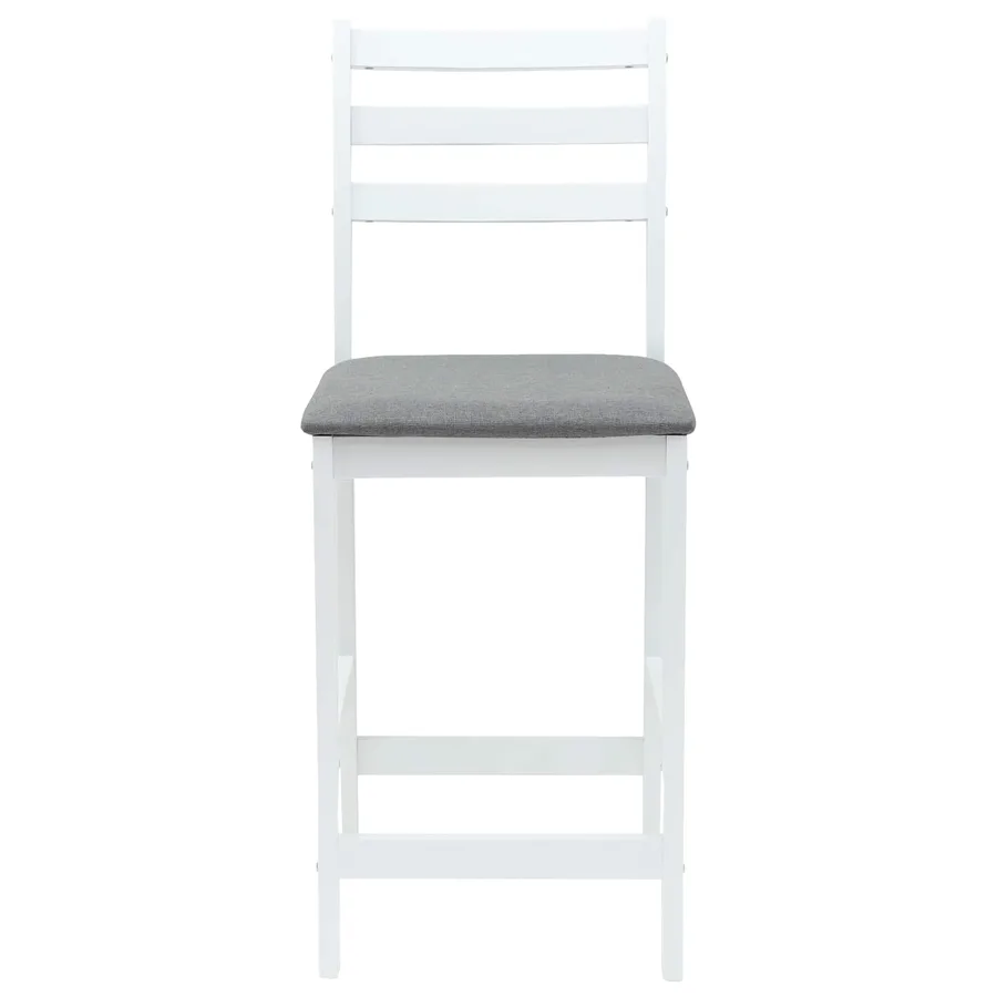 Chaises de salle à manger 2 pcs Blanc 40 x 47,5 x 99,5 cm - 5