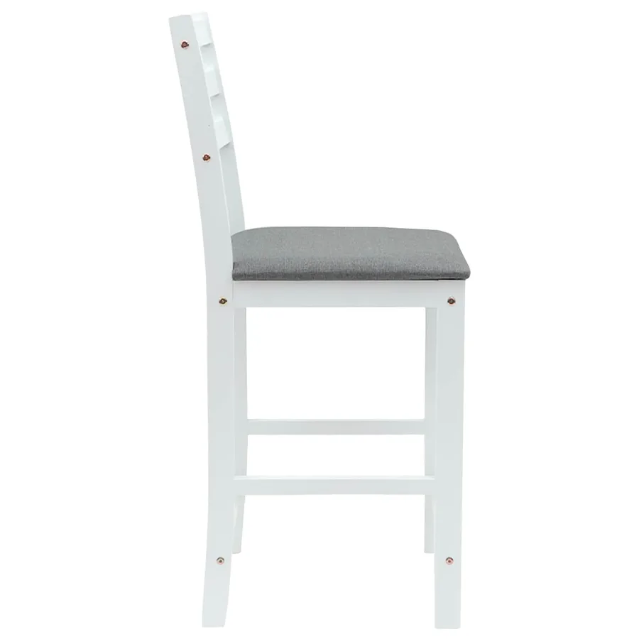 Chaises de salle à manger 2 pcs Blanc 40 x 47,5 x 99,5 cm - 6
