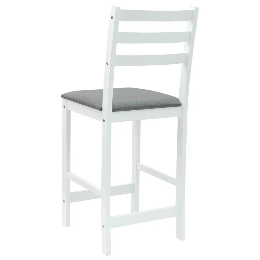Chaises de salle à manger 2 pcs Blanc 40 x 47,5 x 99,5 cm - 7