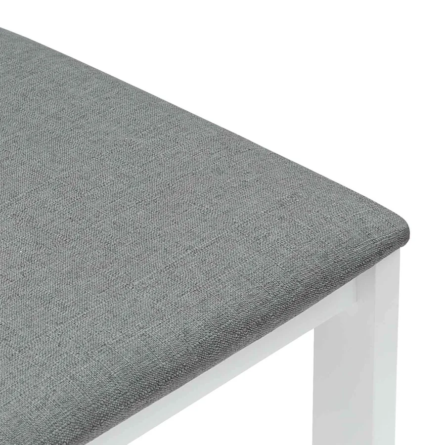 Chaises de salle à manger 2 pcs Blanc 40 x 47,5 x 99,5 cm - 9