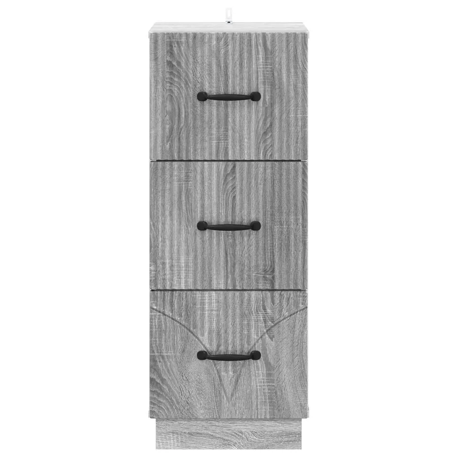 Armoire à tiroirs Sonoma gris 33 x 34,5 x 87 cm - 6