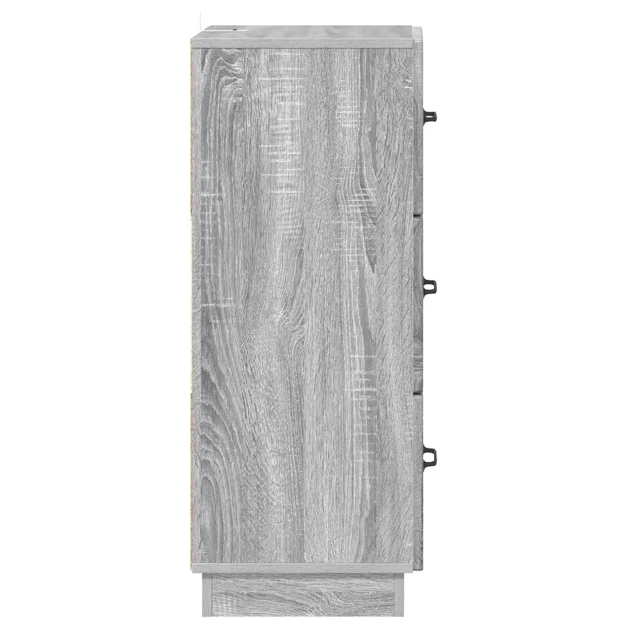 Armoire à tiroirs Sonoma gris 33 x 34,5 x 87 cm - 7