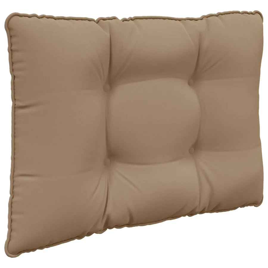Coussin de canapé d'extérieur Polyester Taupe 60 x 50,5 x 8 cm - 5