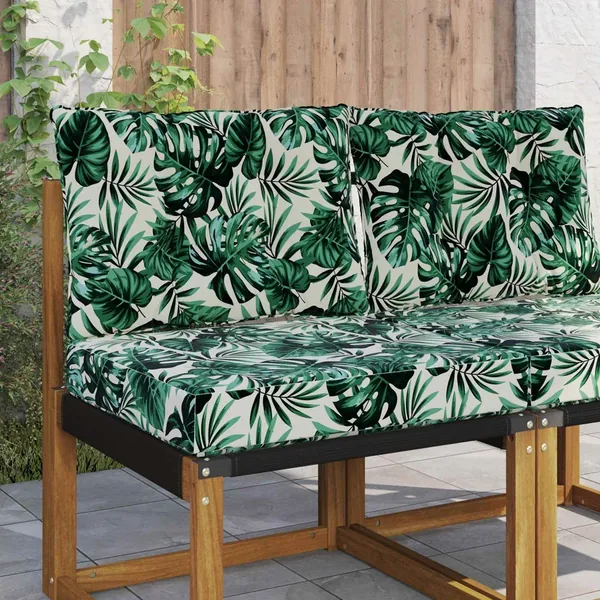 Coussin de canapé d'extérieur Polyester Motif feuille