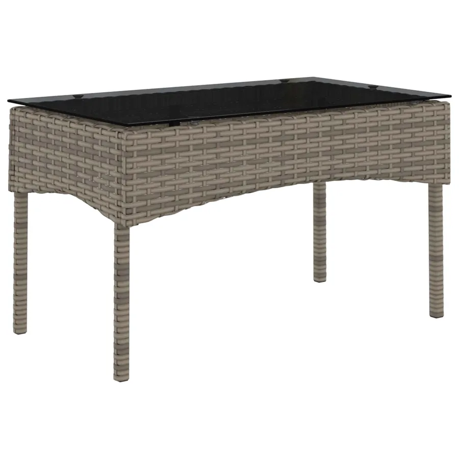 Ensemble de canapé de jardin avec coussin 2 pcs polyrotin - 6