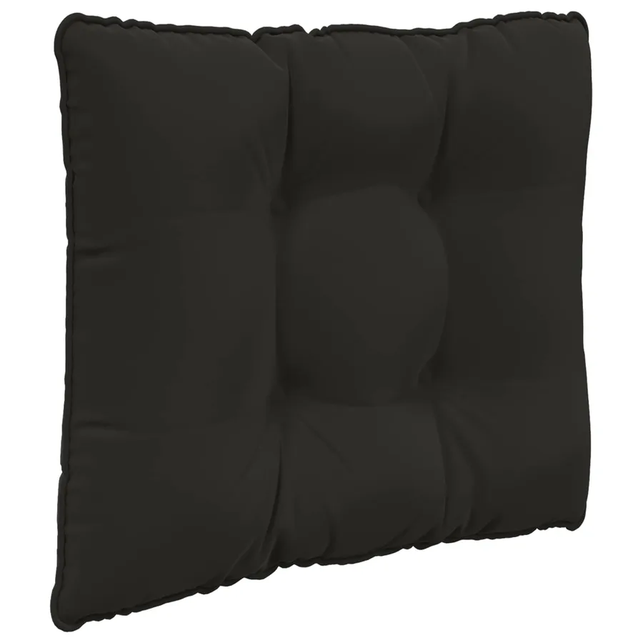 Coussin de canapé d'extérieur Polyester Noir 60 x 40 x 10 cm - 5