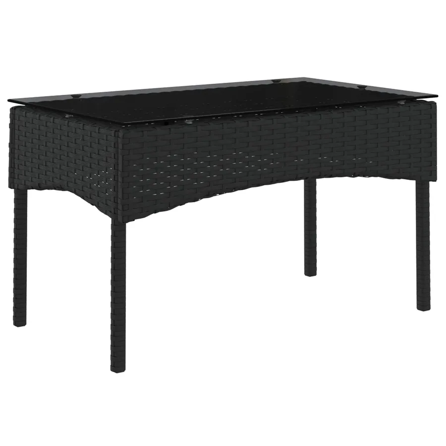 Ensemble de canapé de jardin avec coussin 2 pcs polyrotin - 6