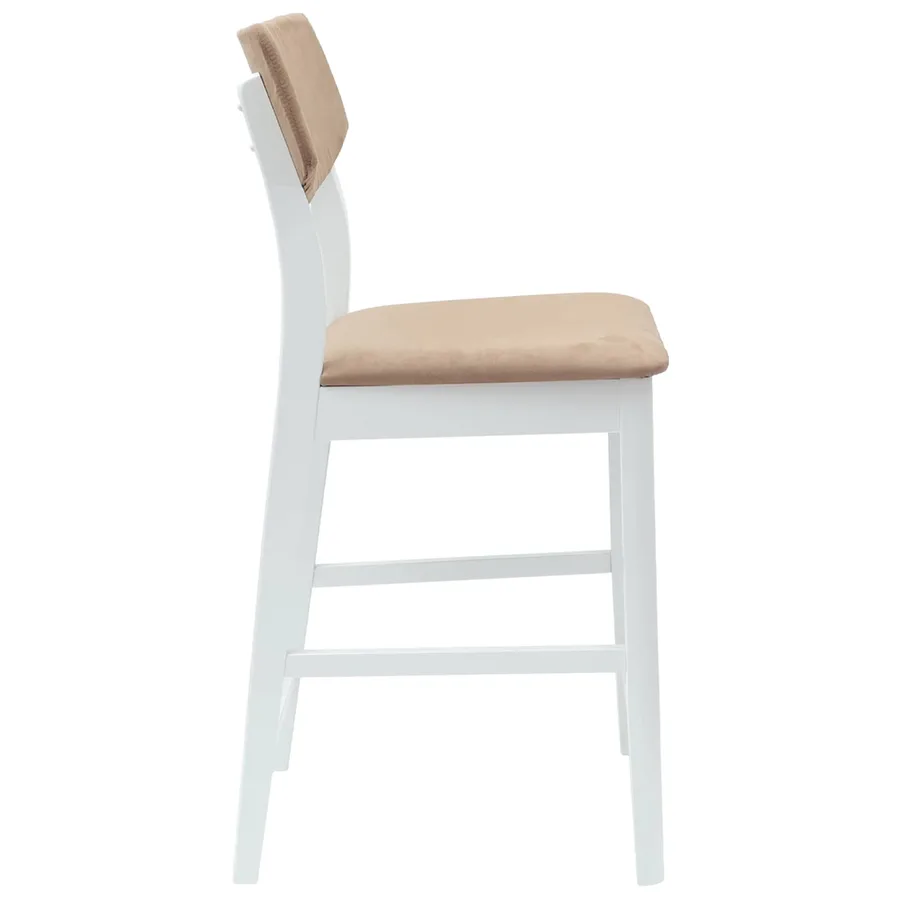 Chaises de salle à manger 2 pcs Blanc 48 x 49 x 95 cm - 6