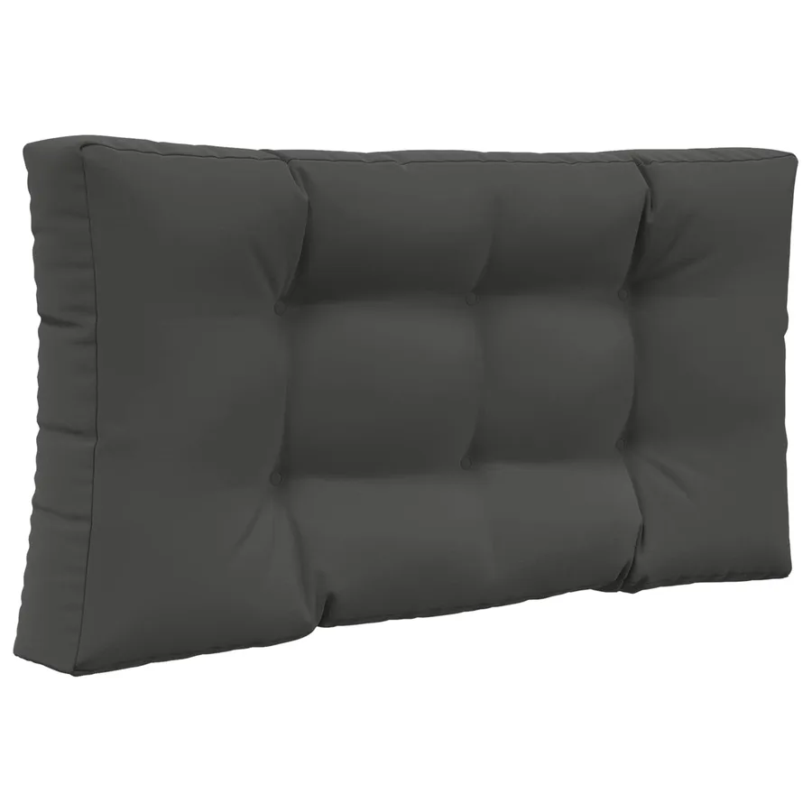 Coussin de canapé d'extérieur 3 pcs Anthracite Polyester - 5
