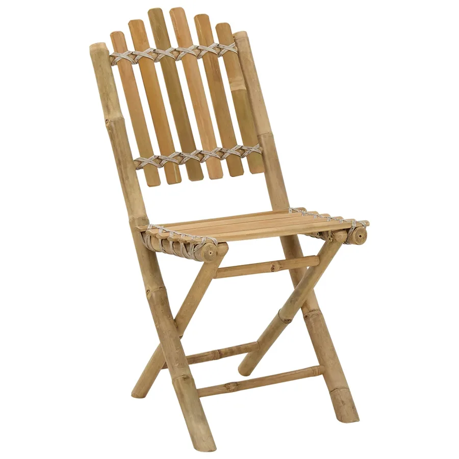 Chaise de jardin 4 pcs Naturel Bambou - 2