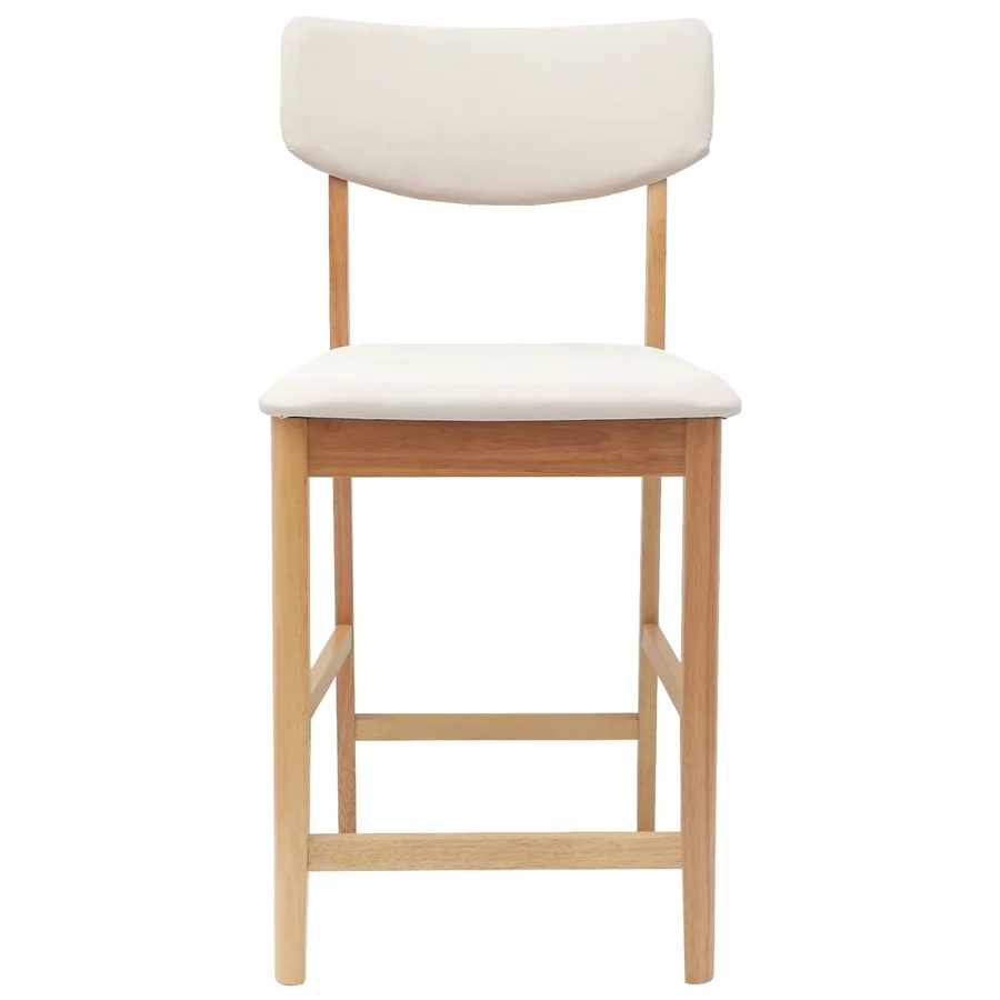Chaises de salle à manger 2 pcs Naturel 48 x 49 x 95 cm - 5