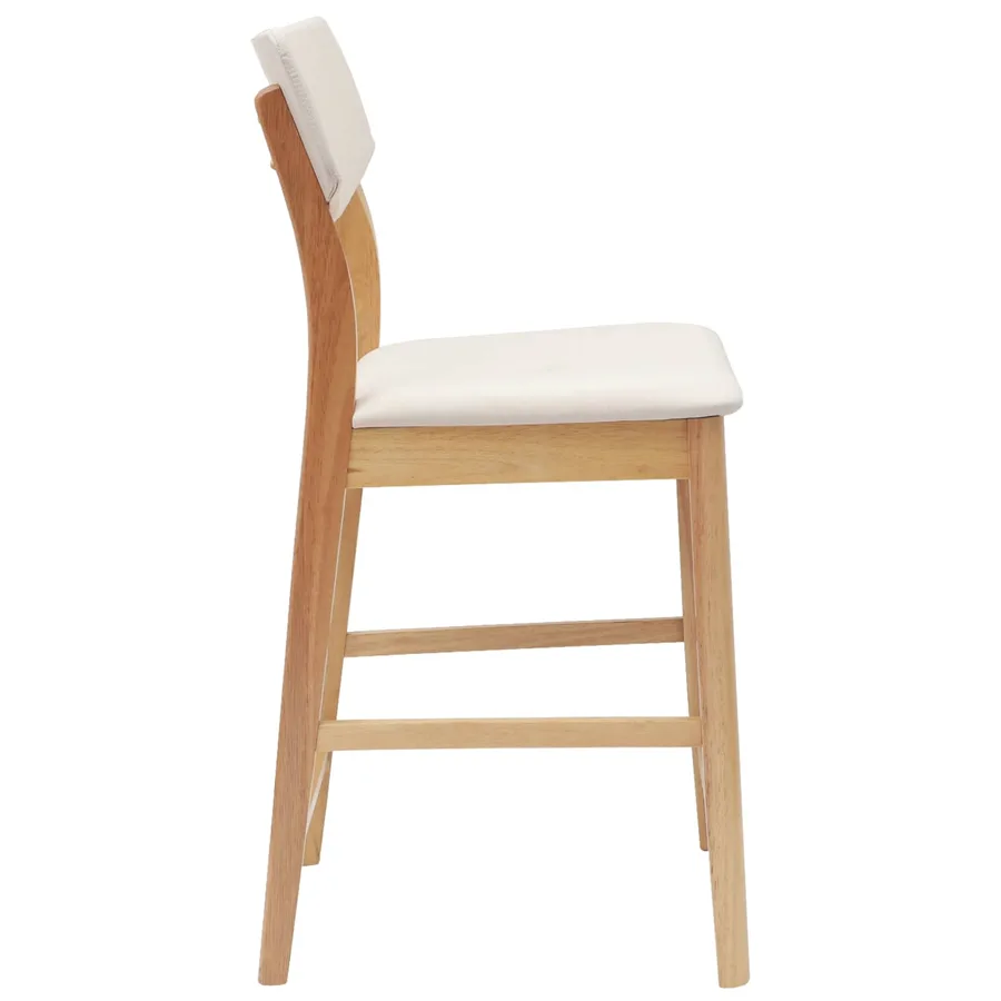 Chaises de salle à manger 2 pcs Naturel 48 x 49 x 95 cm - 6