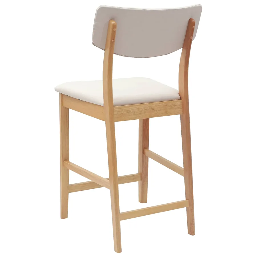 Chaises de salle à manger 2 pcs Naturel 48 x 49 x 95 cm - 7
