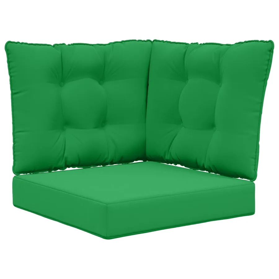 Coussin de canapé d'extérieur Polyester Vert 60 x 40 x 10 cm - 2