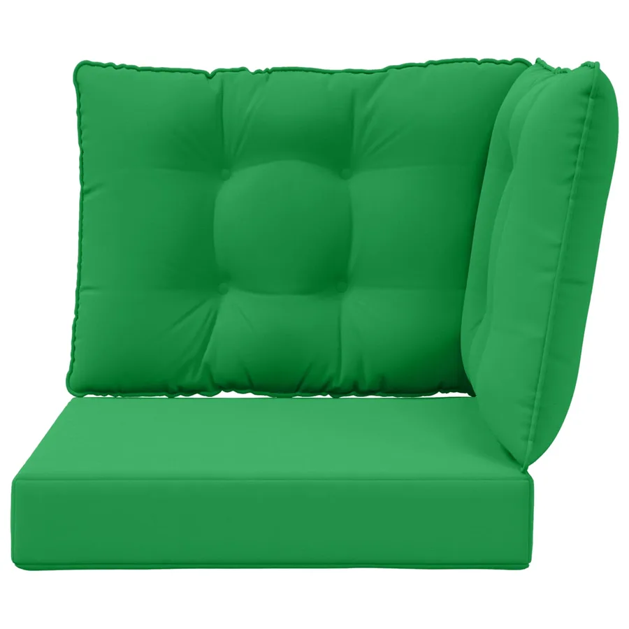 Coussin de canapé d'extérieur Polyester Vert 60 x 40 x 10 cm - 6